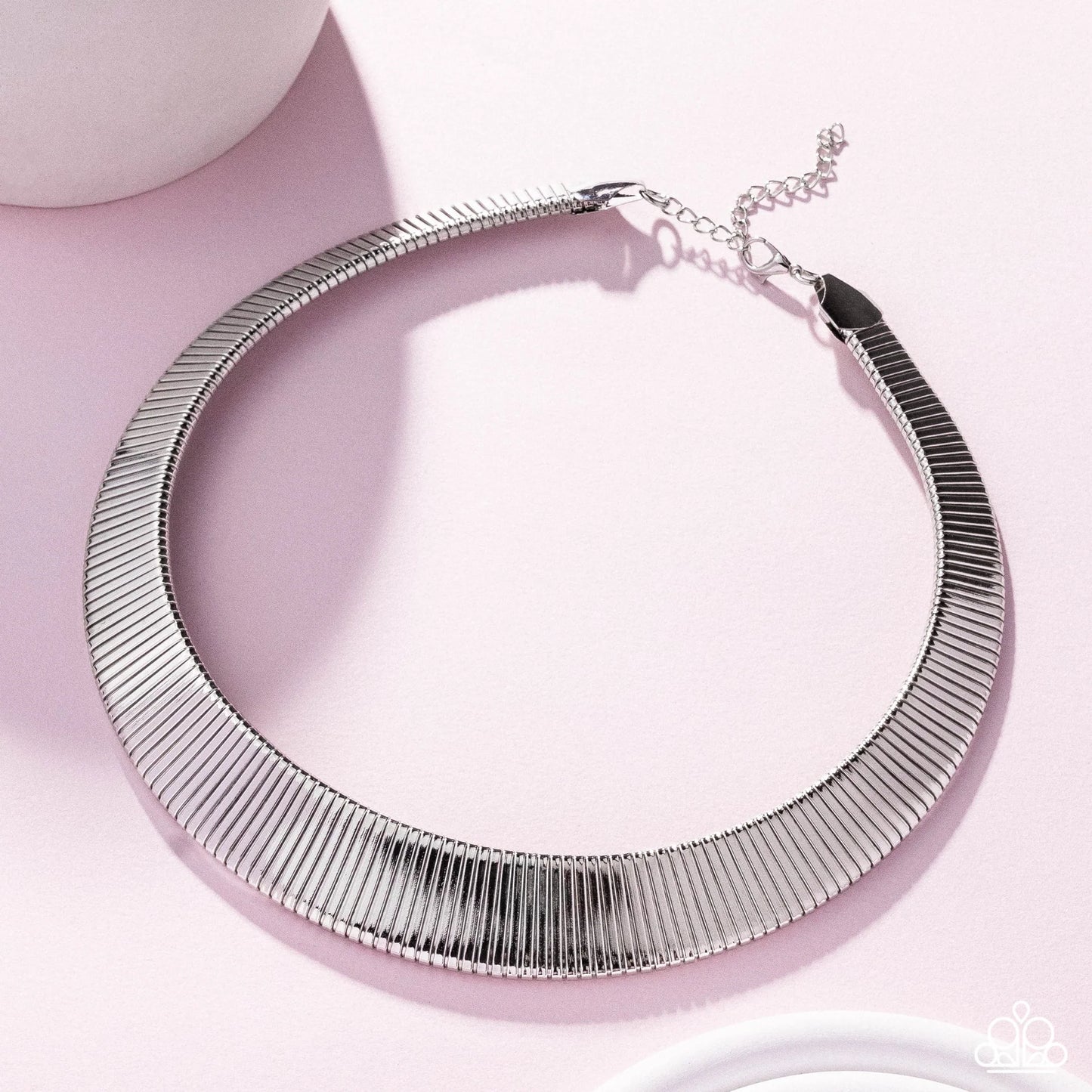 Fringe Formal Silver Necklace