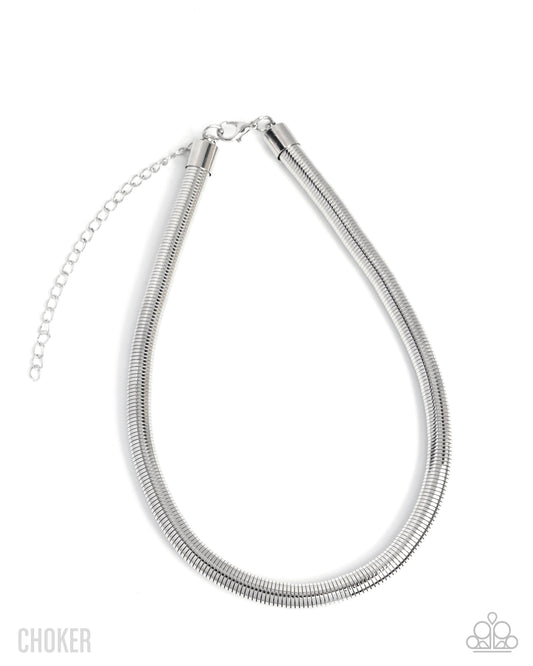 Elementary Elegance Choker - Silver