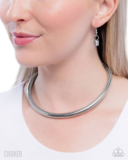 Elementary Elegance Choker - Silver