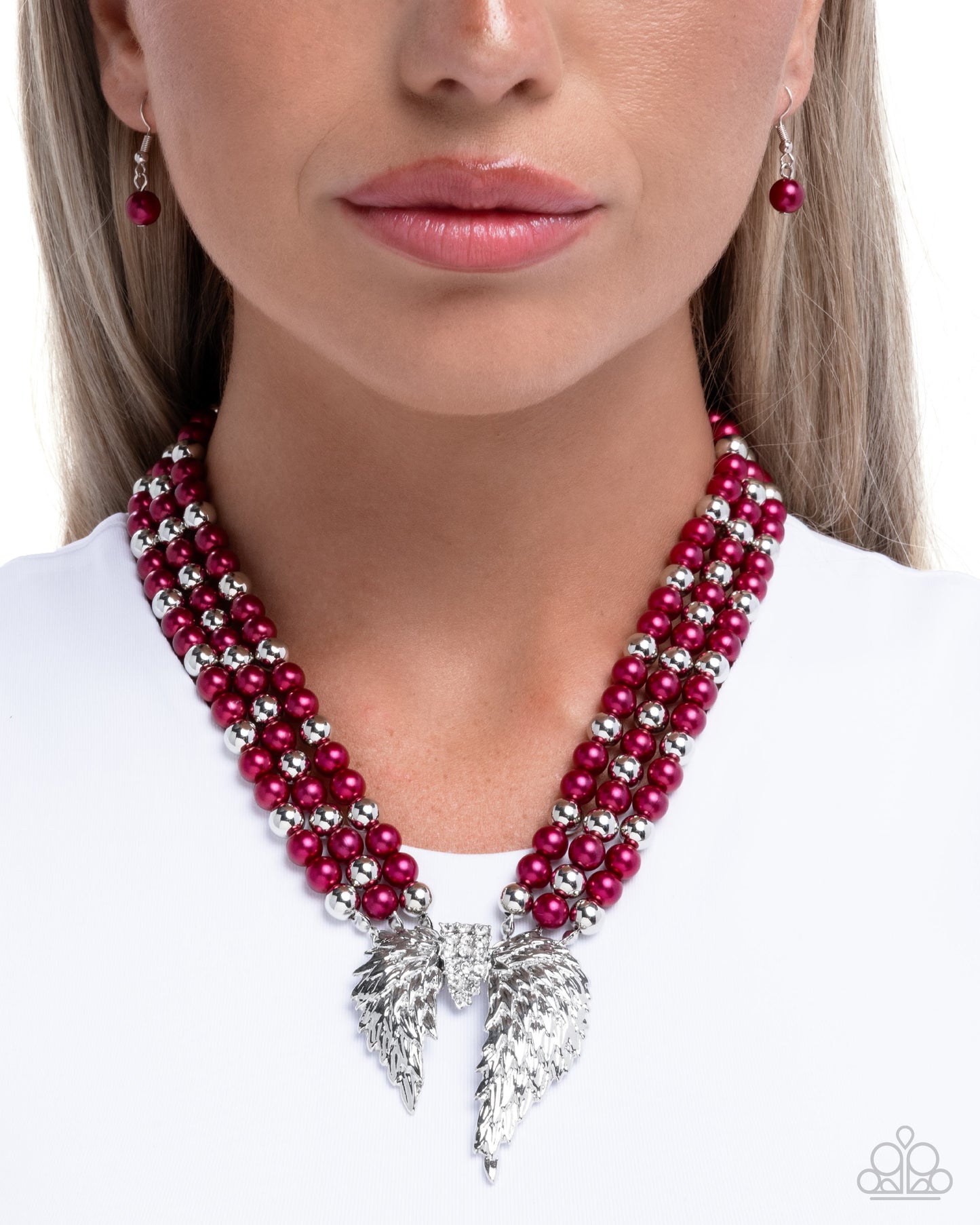 Angelic Ardor Red Necklace