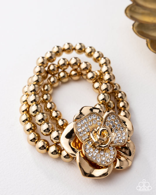 Blooming Background - Gold Bracelet - LOP
