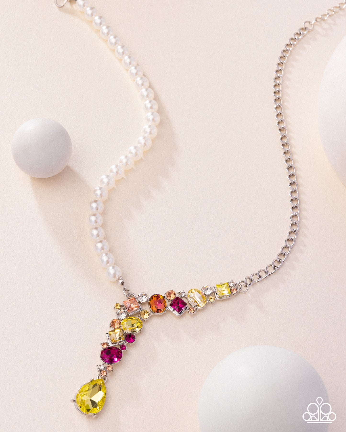 Boisterous Ballet Yellow Necklace