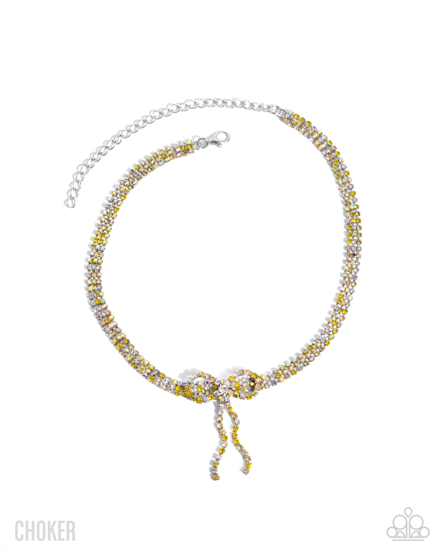Buckingham Bow Yellow Choker