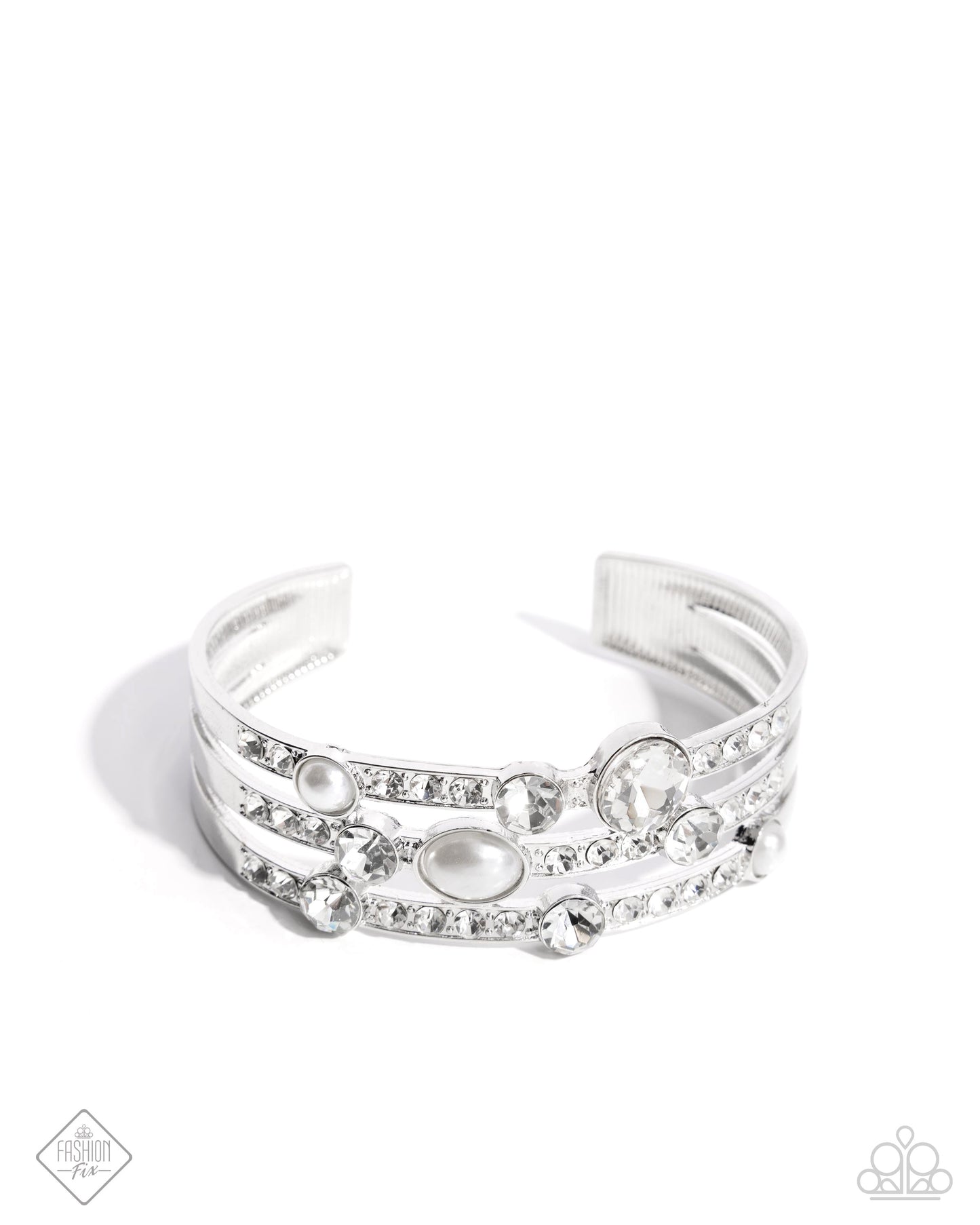 Classy Chance White Bracelet - Fashion Fix