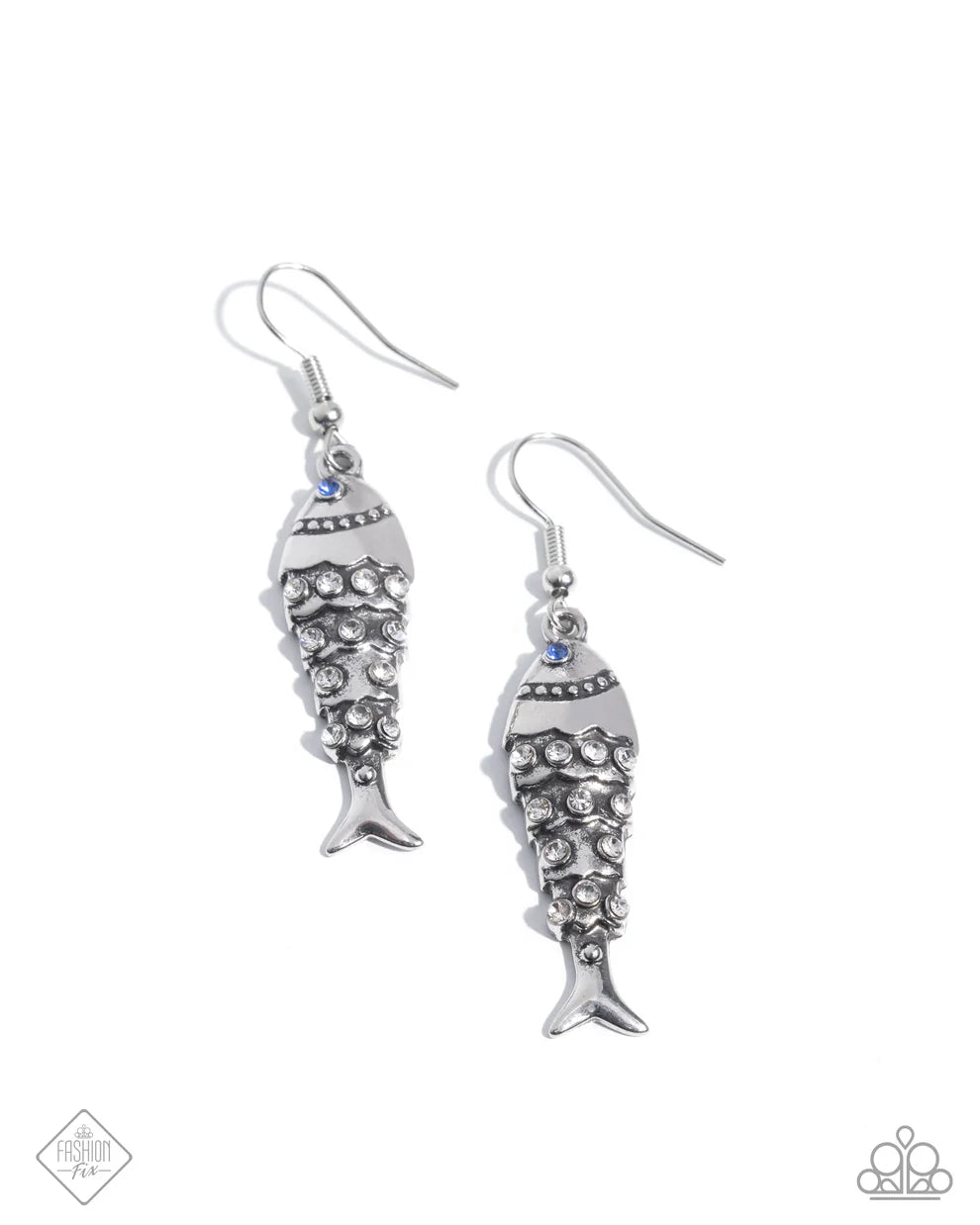 Coastal Cast Blue Earrings - Fashion Fix