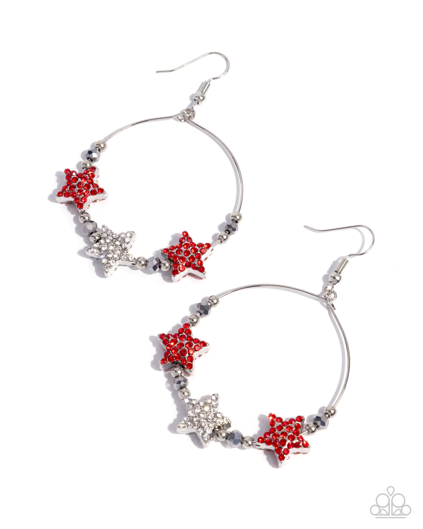 Country Countdown Red Earrings