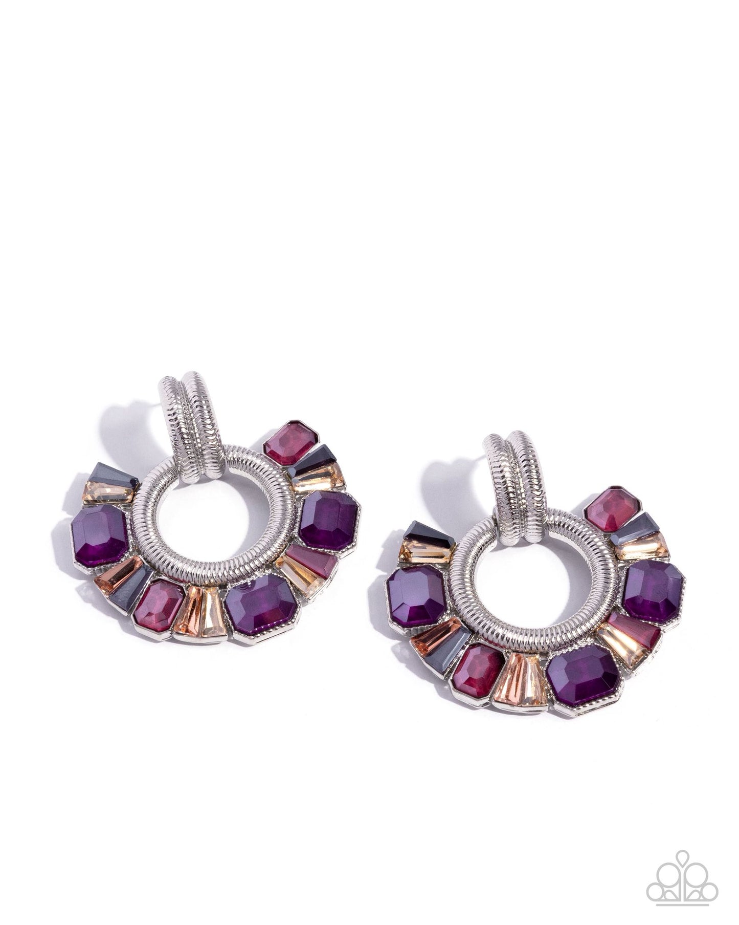 Courteous Chic Purple Post Earring