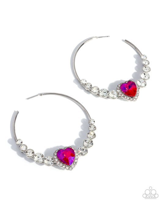 Courting Confidence - Pink Earrings