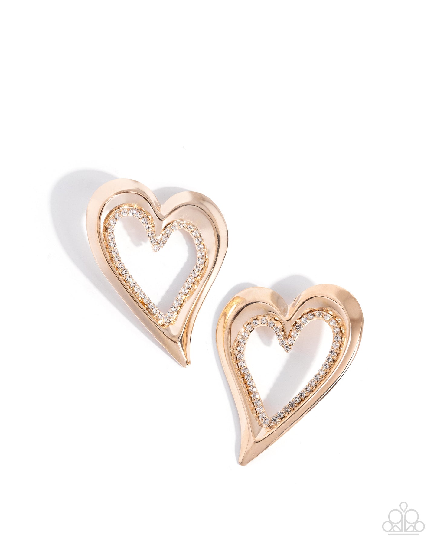 Cupid Chic - Gold Earrings