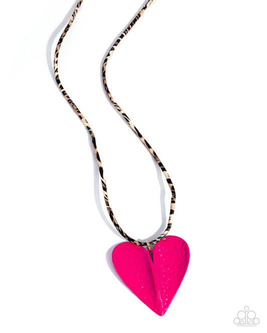 Cupid Craze Pink Necklace