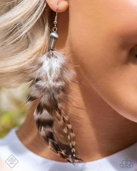 Delicate Desert Brown Earring