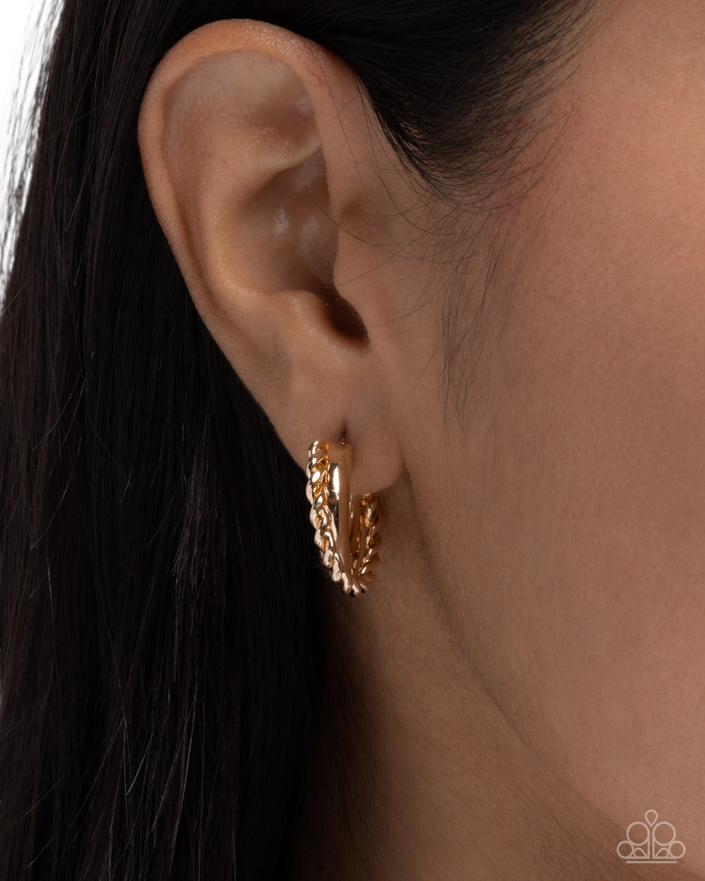 Deluxe Duo - Gold Earrings