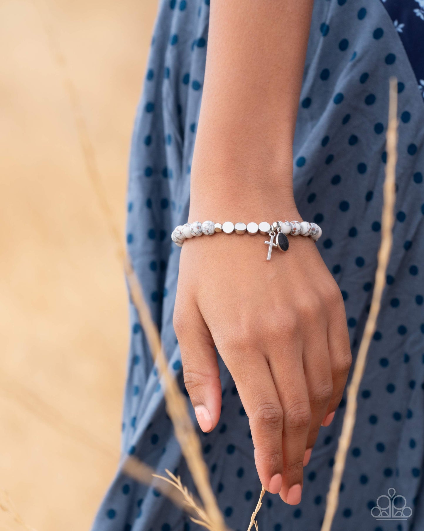 Devout Debut White Bracelet