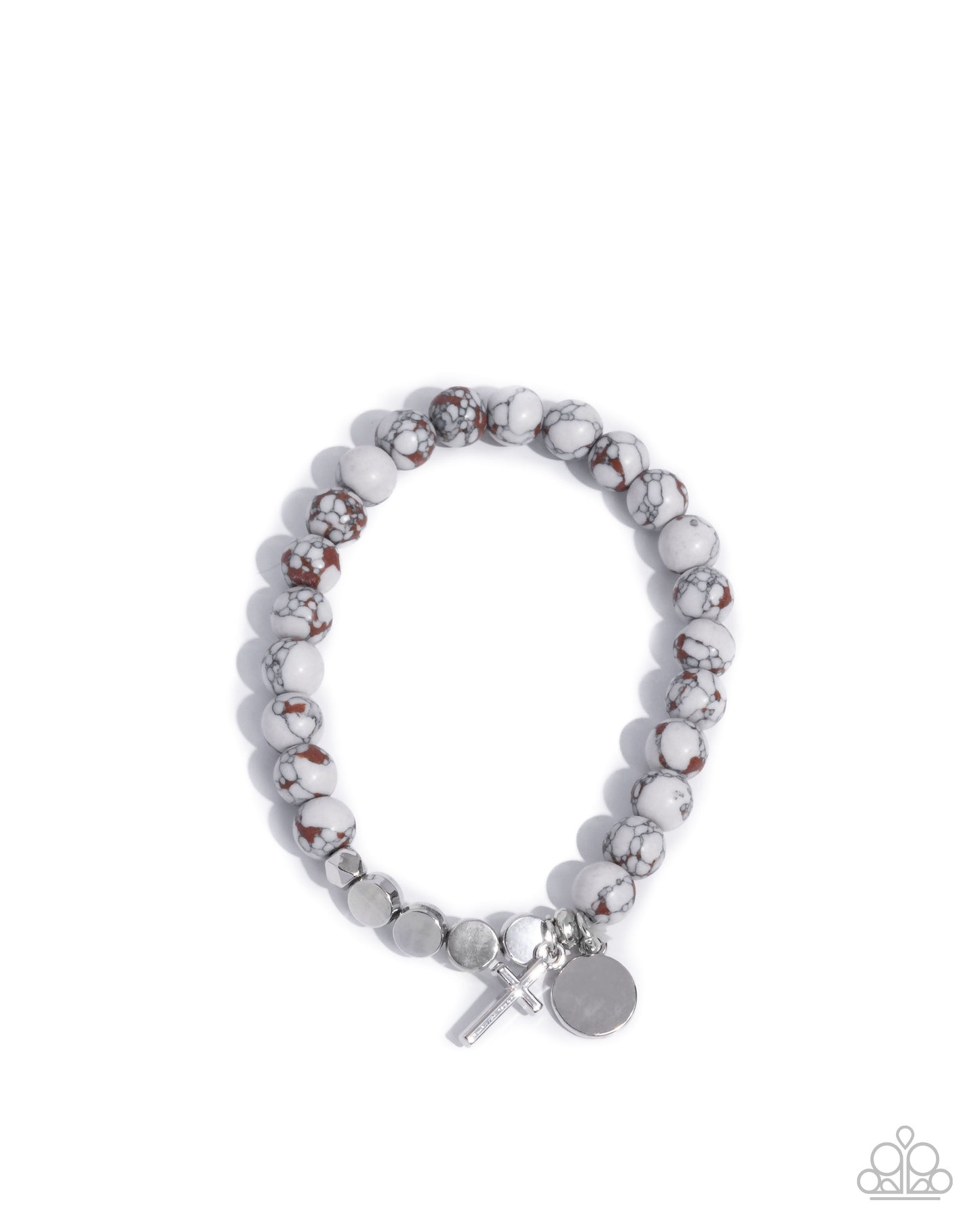Devout Debut - White Bracelet