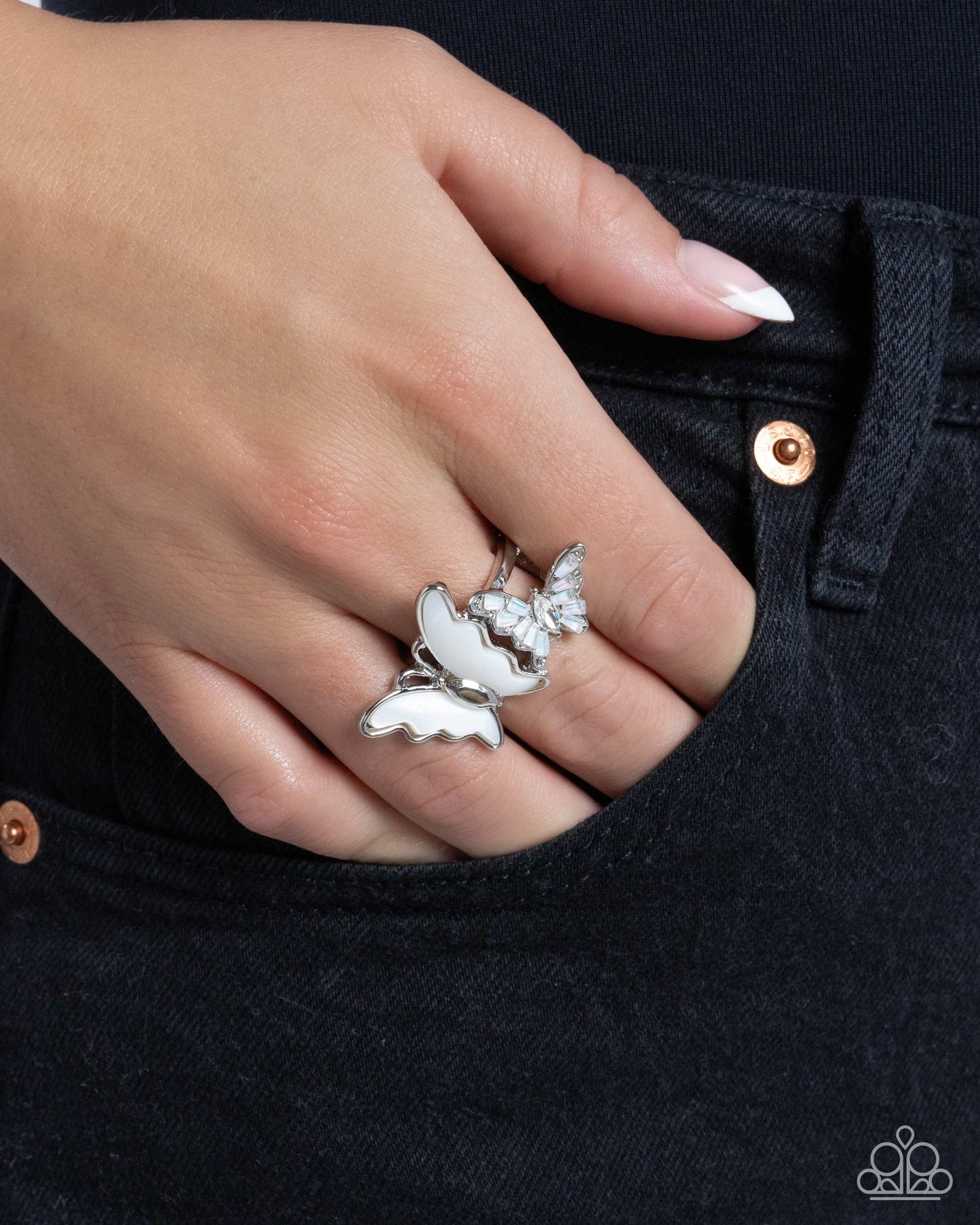 Dueling Decadence White Ring