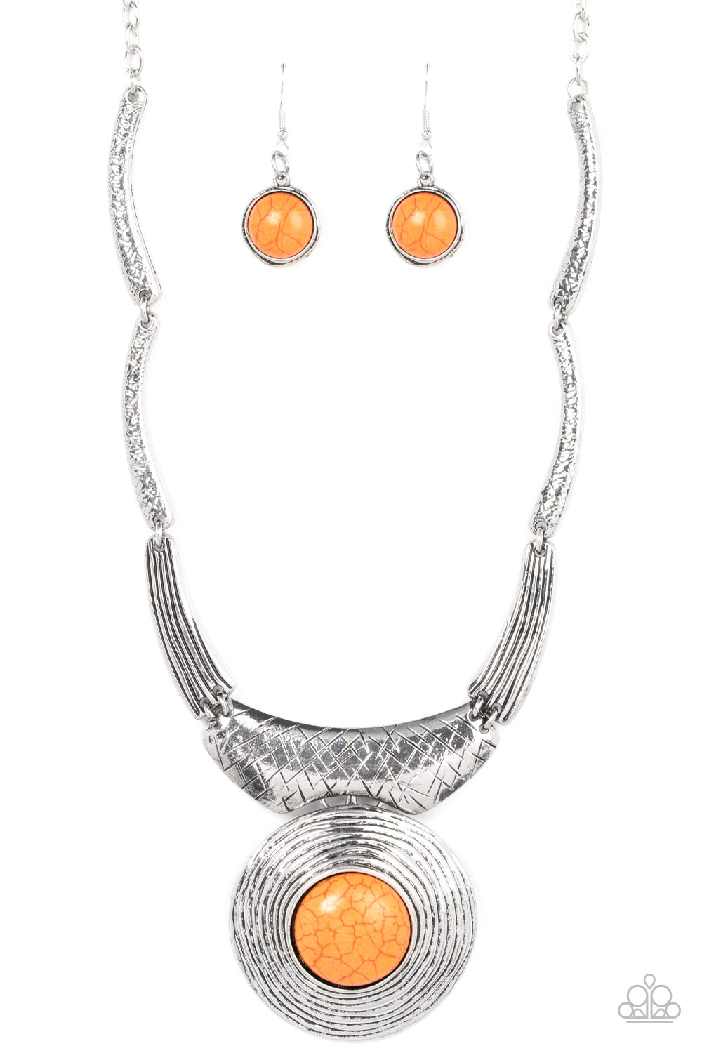 IMPRESS-ive Resume Orange Necklace