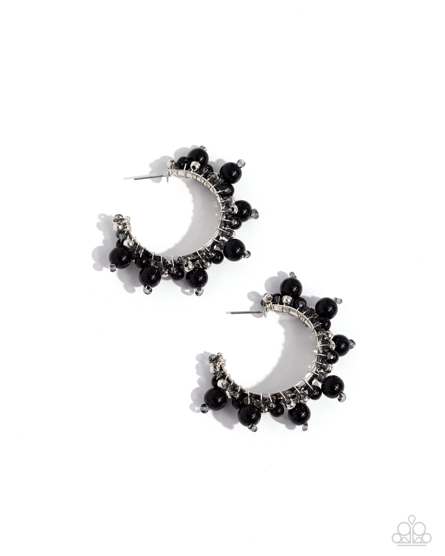 Elite Expense Black Earrings
