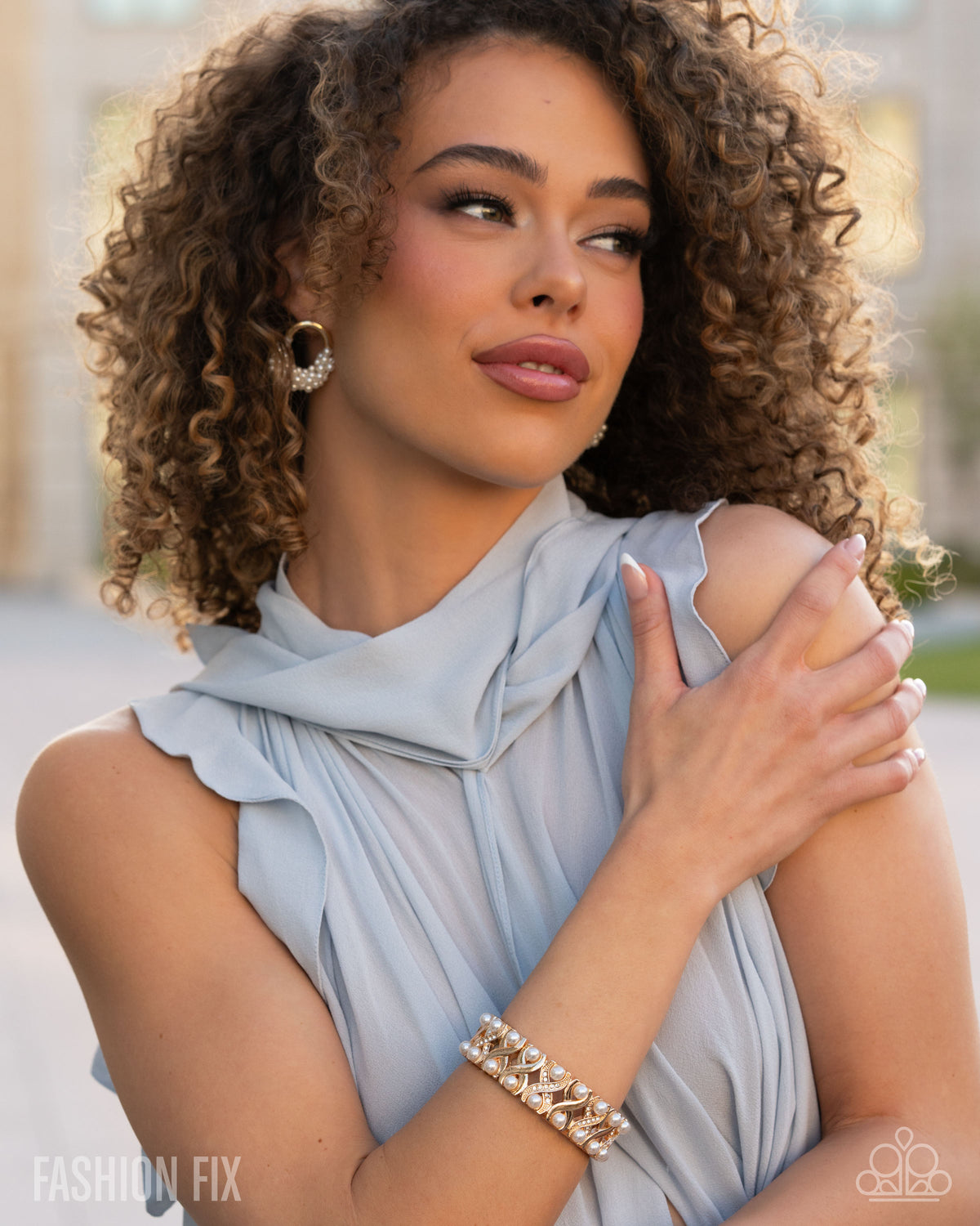 Elizabethan Elegance Earrings & Elizabethan Era Bracelet - September Fashion Fix