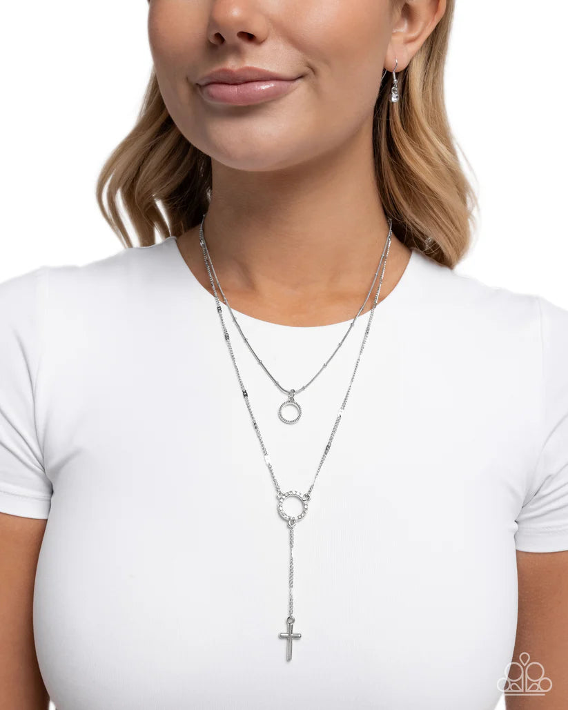 Faithfully Fierce - White Necklace