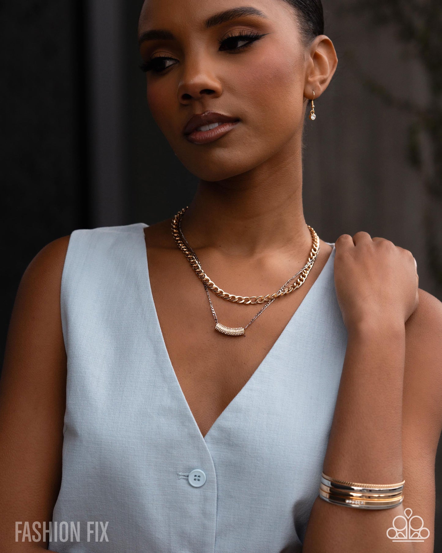 Fiercely 5th Avenue - Necklace and Bracelet Set - July Fashion Fix