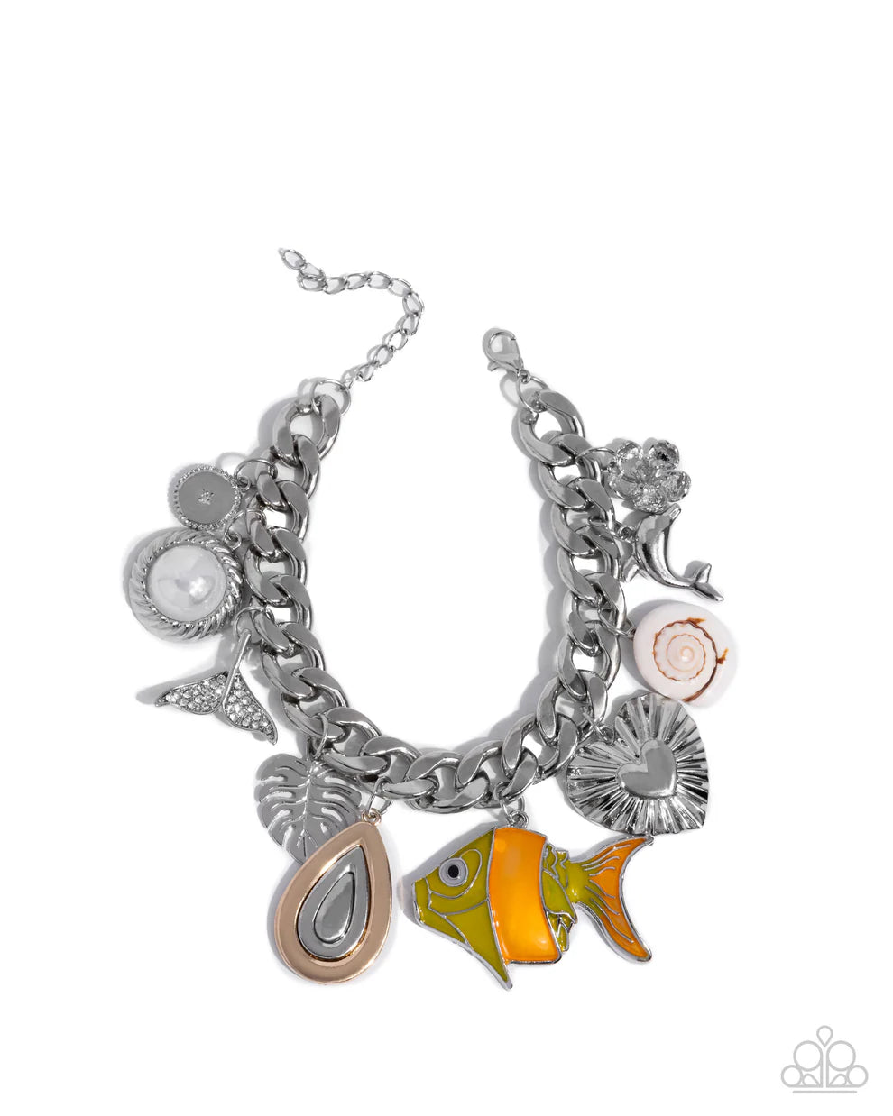 Fish Frenzy Orange Bracelet