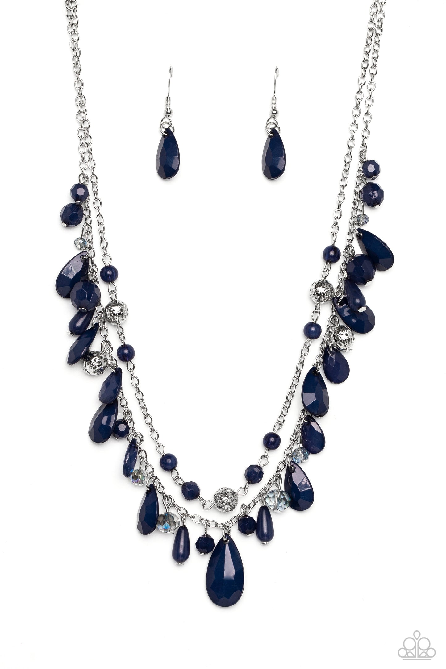 Flirty Flood Blue Necklace