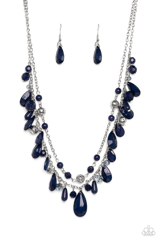 Flirty Flood Blue Necklace