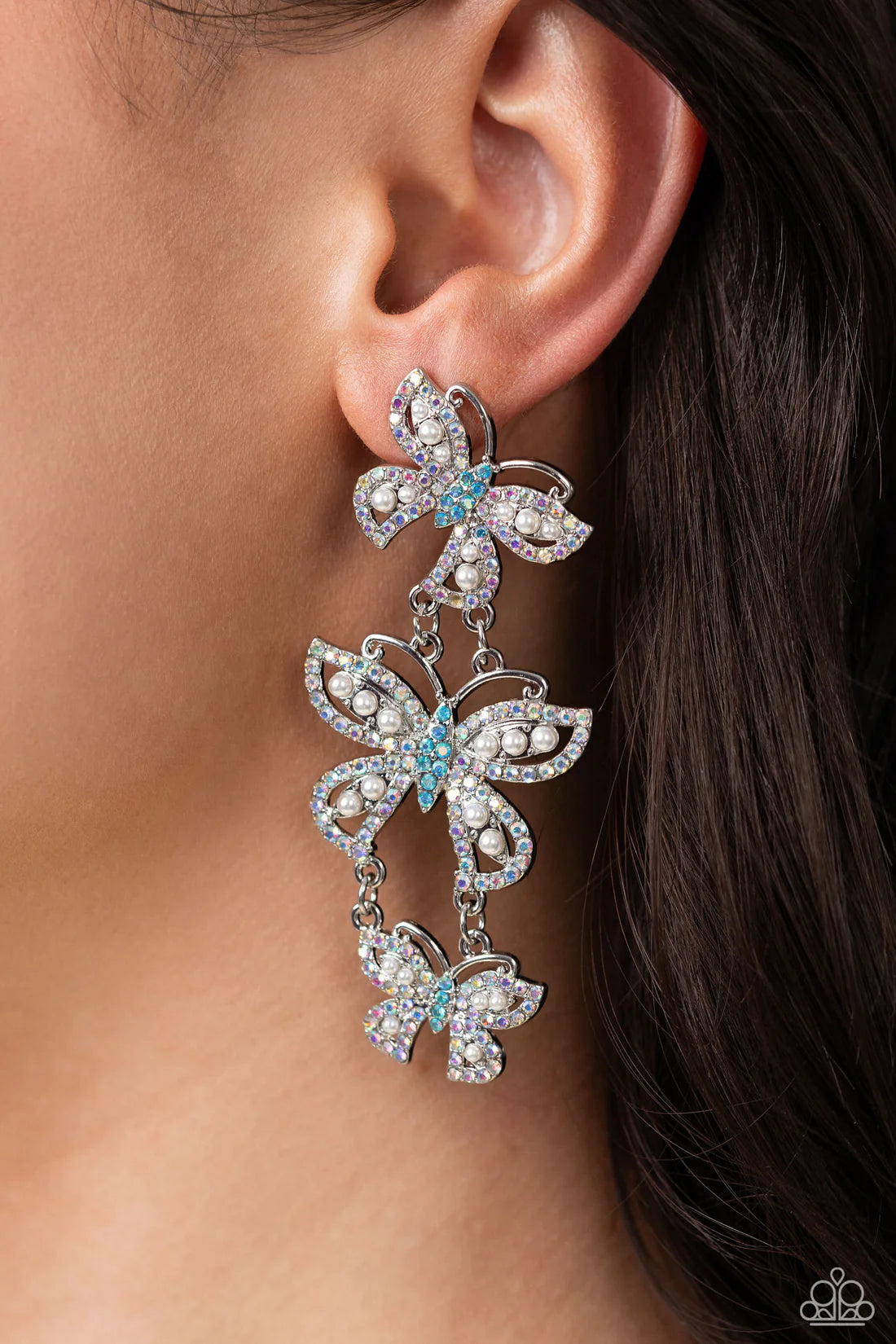 Fluttering Finale Multi Post Earring