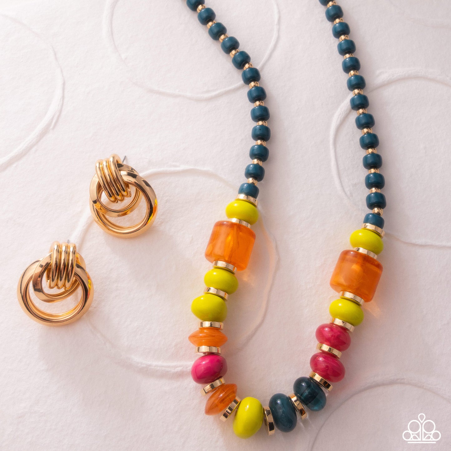 Glimpses of Malibu - Earrings and Necklace July Fashion Fix Set