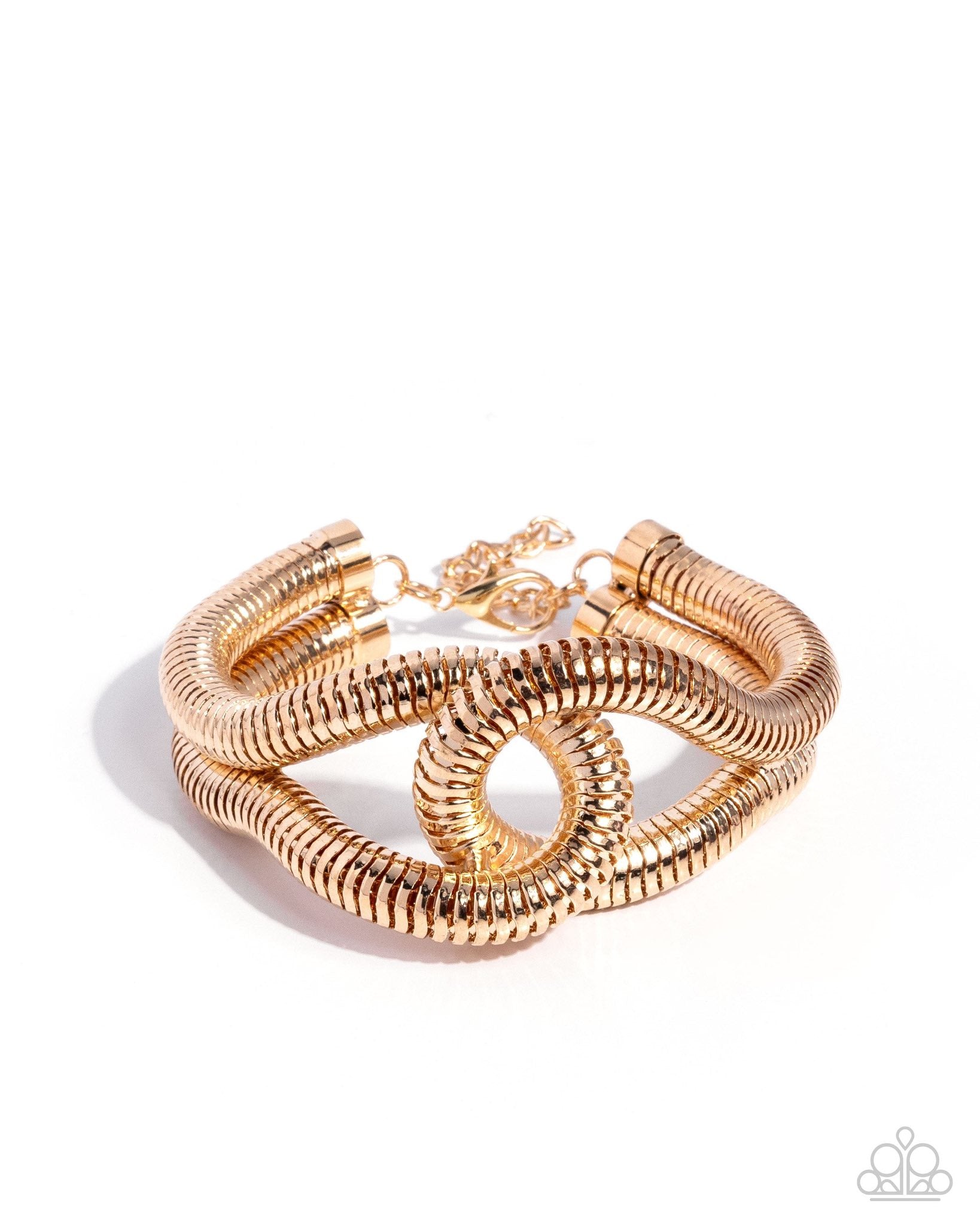 Interlocked Interlocked Ignition Gold Bracelet – Ritzy Rich Bling Jewels