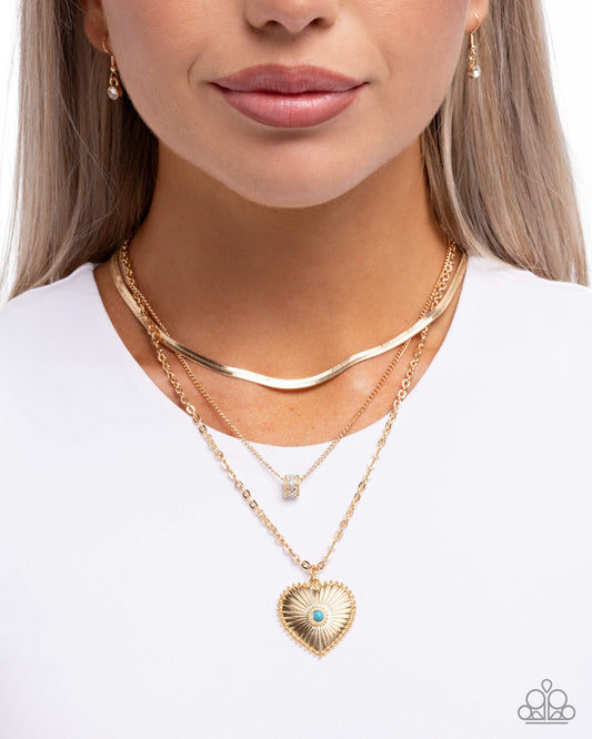 Love Letter Layers - Gold Necklace