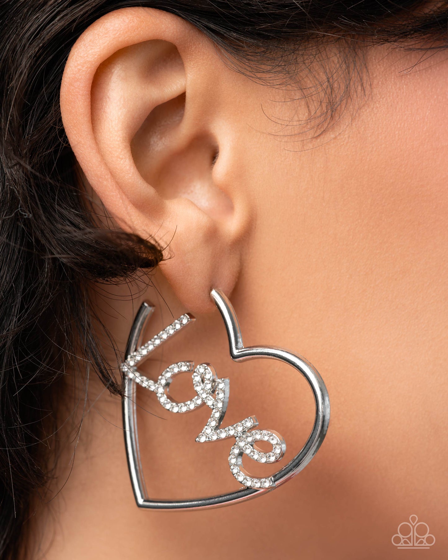 Lovely Cadence - White Earrings - LOP