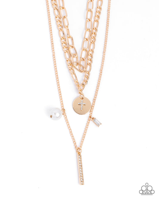 Luminous Layers - Gold Necklace