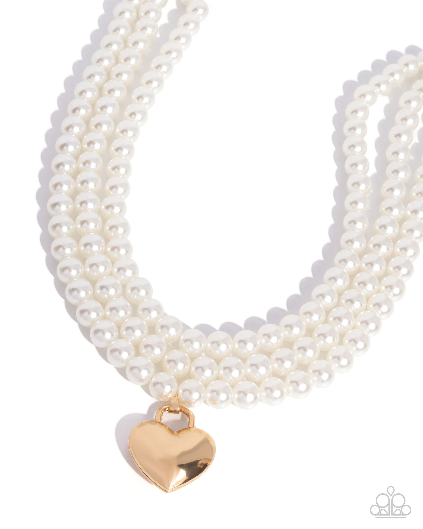 Lustrous Look Gold Pearl Necklace -  LOP