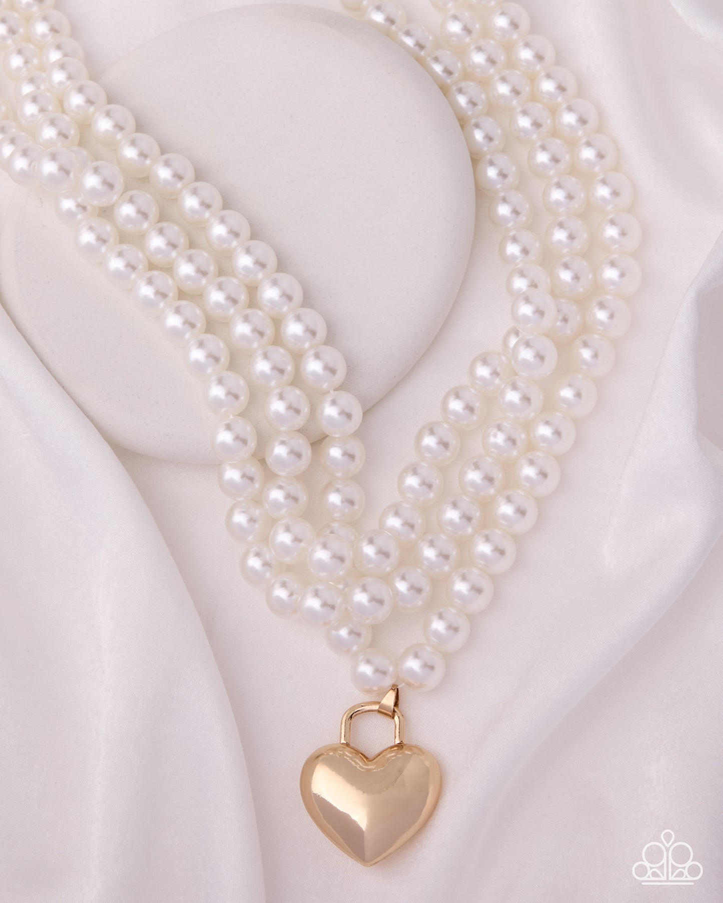 Lustrous Look Gold Pearl Necklace -  LOP