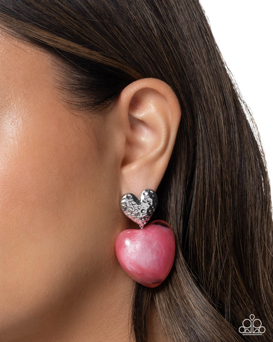 Mesmerizing Melody Pink Earrings