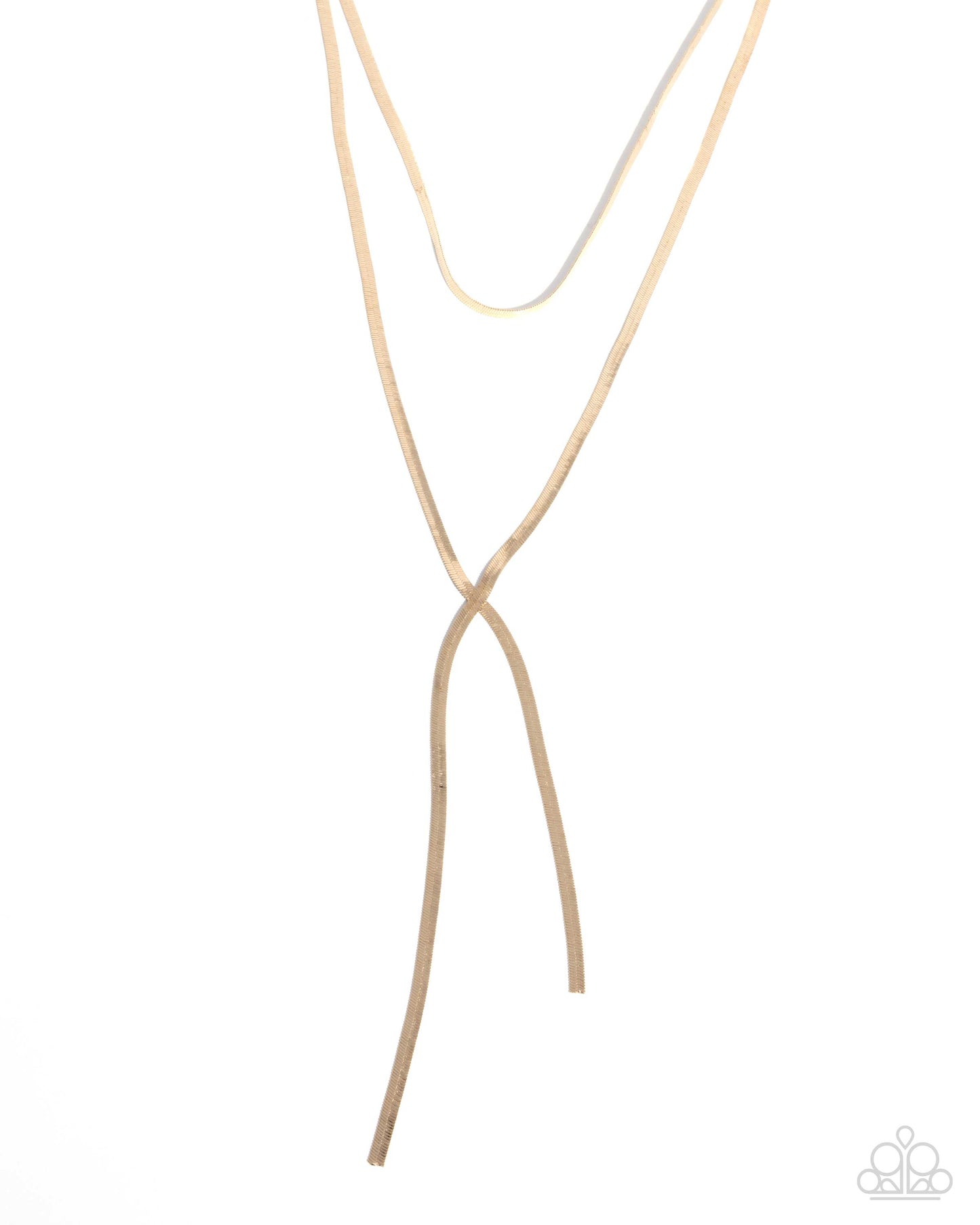 Monochromatic Movement Gold Necklace