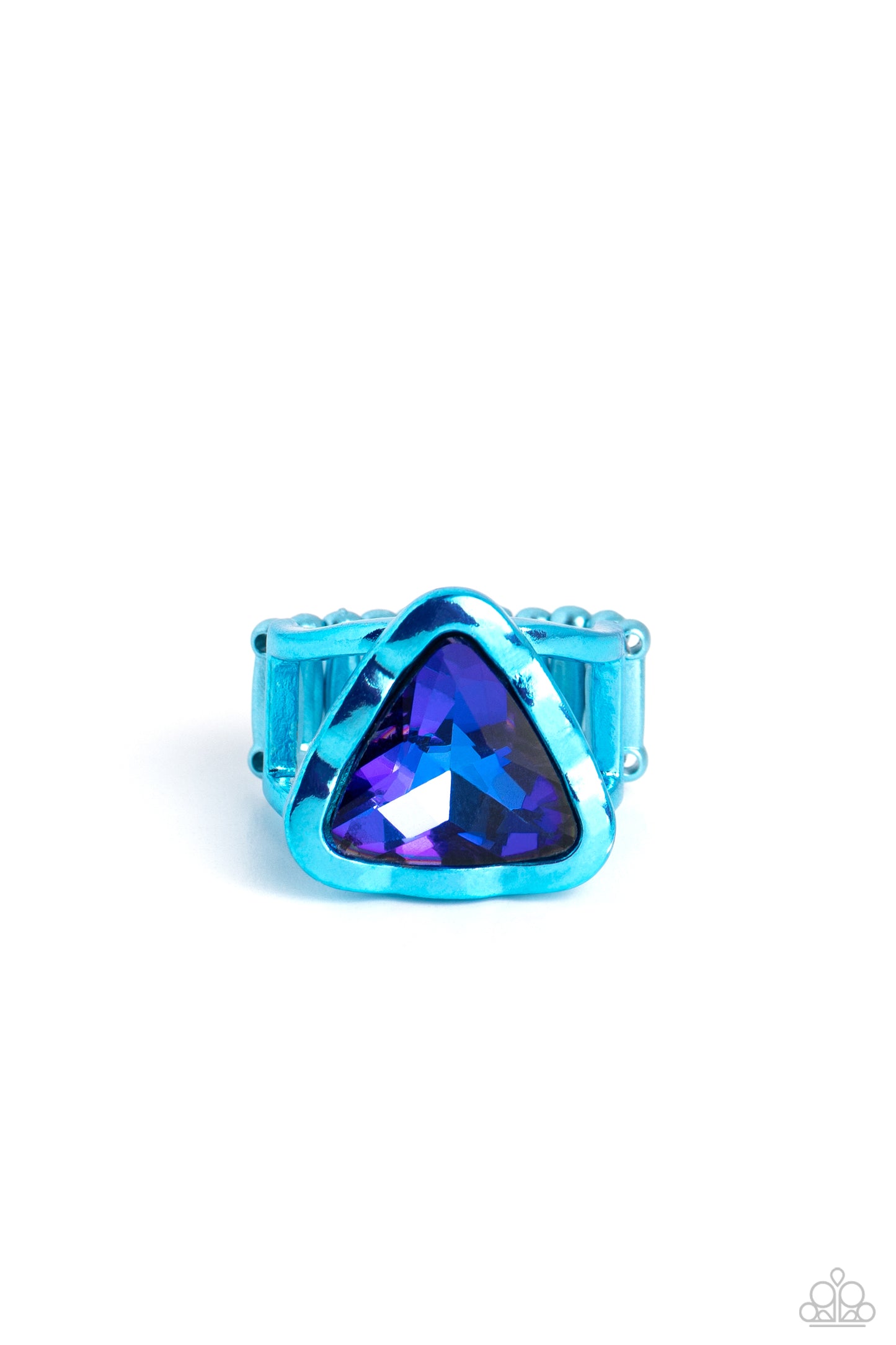 Triangle Tyrant Blue Ring