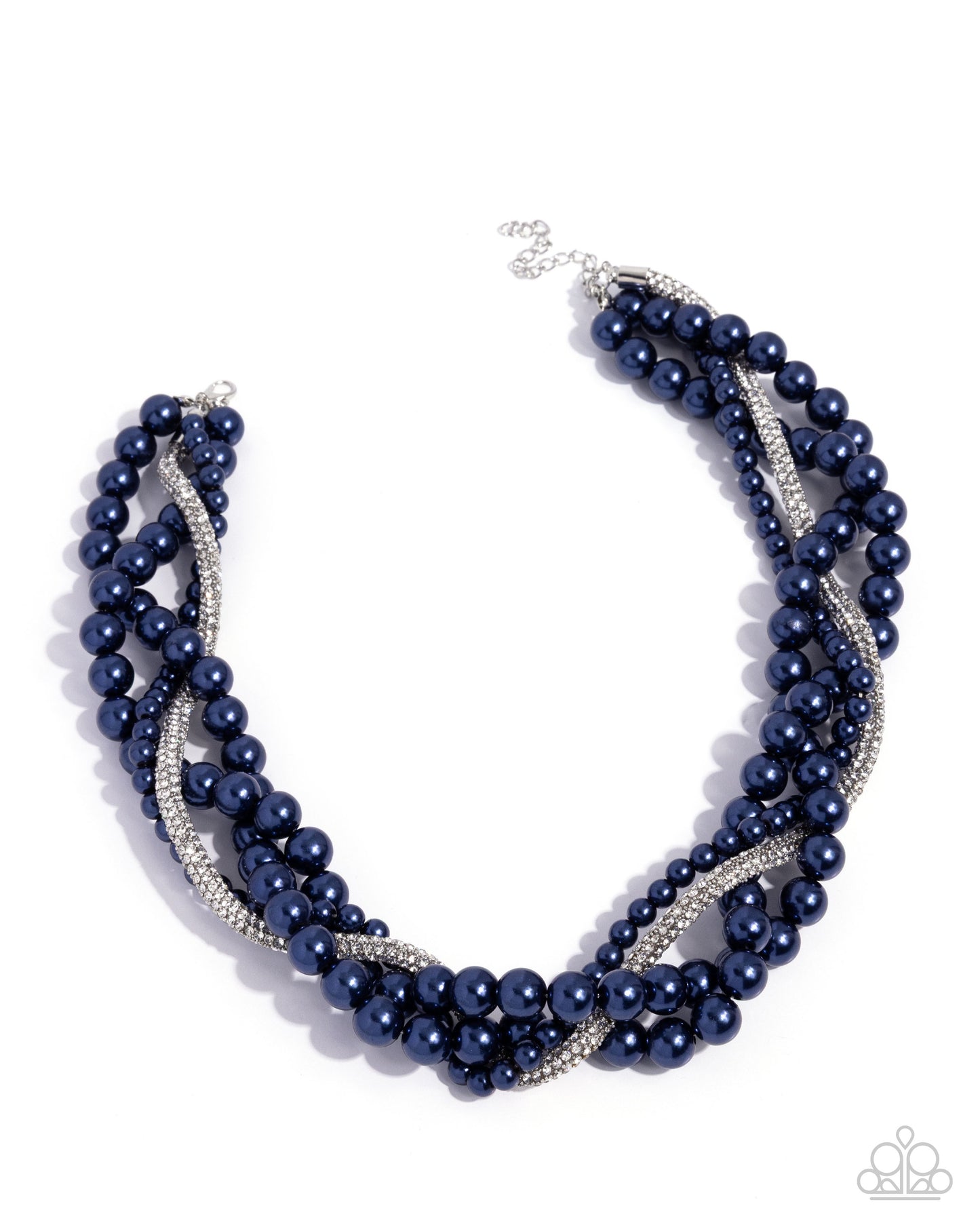 Pearl Pinnacle - Blue Necklace
