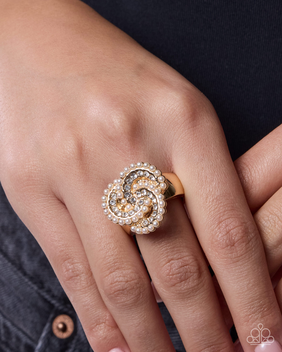 Pearl Punch - Gold Ring