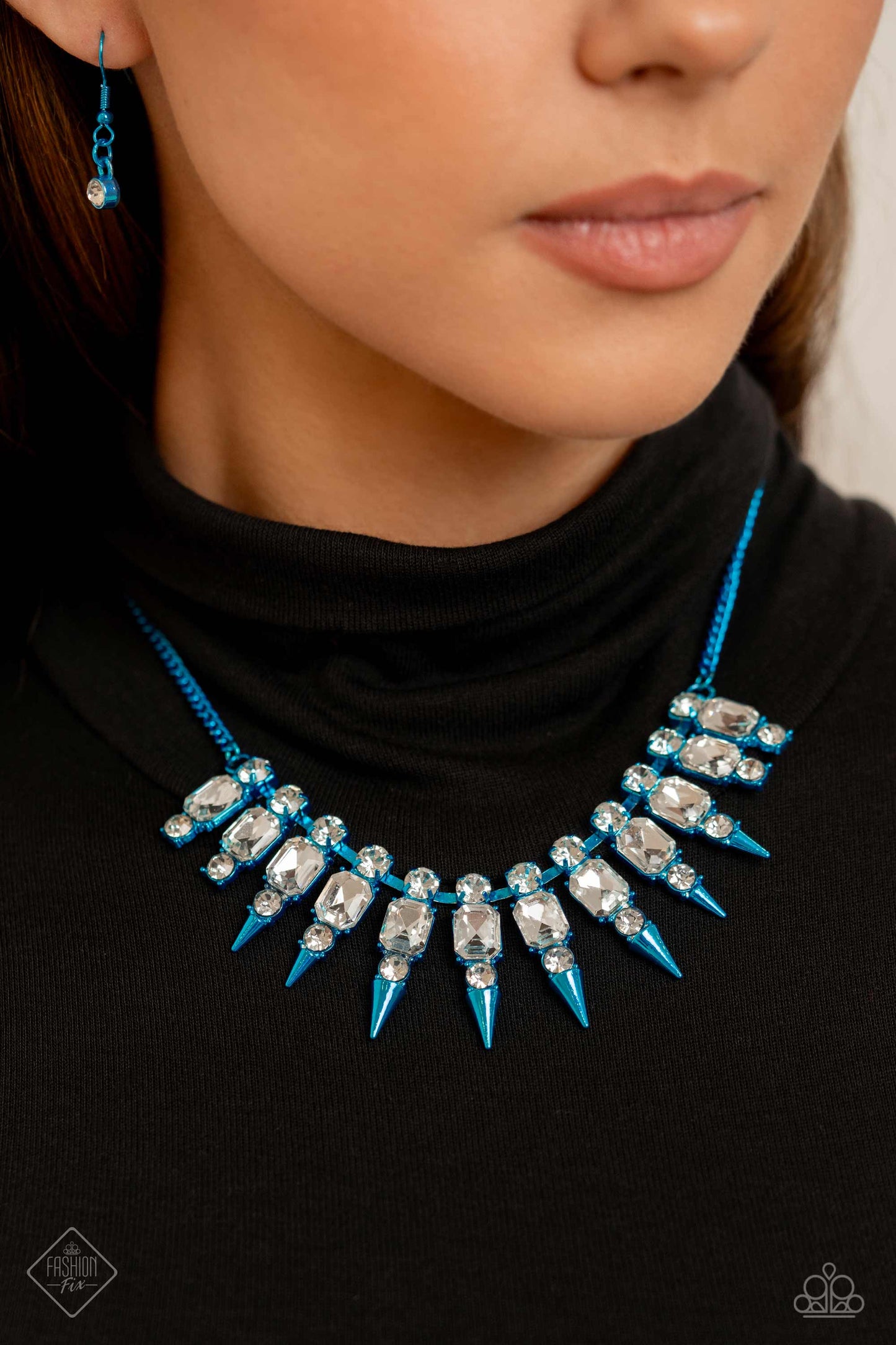 Punk Passion Blue Necklace - Fashion Fix