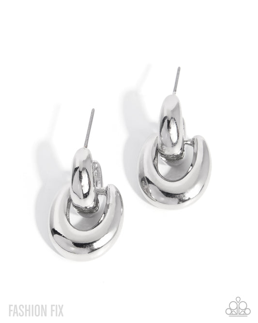 Scheduled Study - Silver Earrings - Fashion Fix July