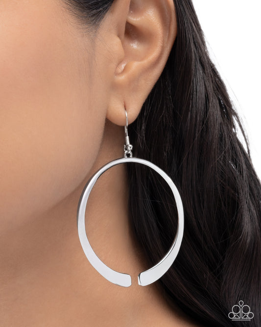 Separated Showcase - Silver Earrings