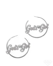 Shine With Purpose - White Earrings
