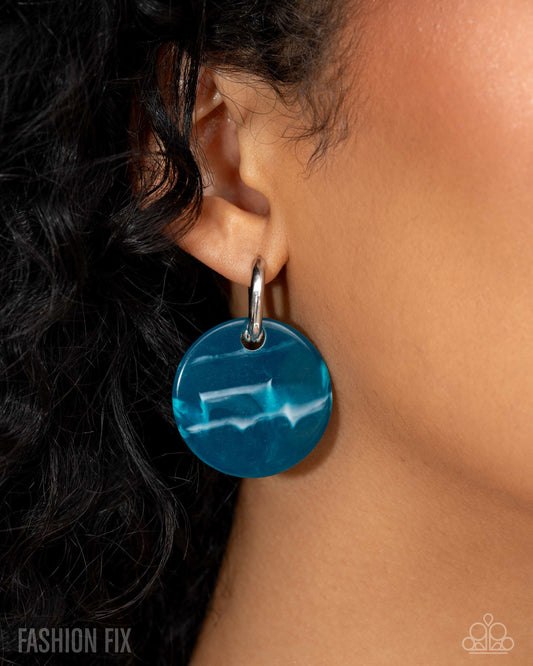 Spirited Show - Blue Earrings Fashion Fix