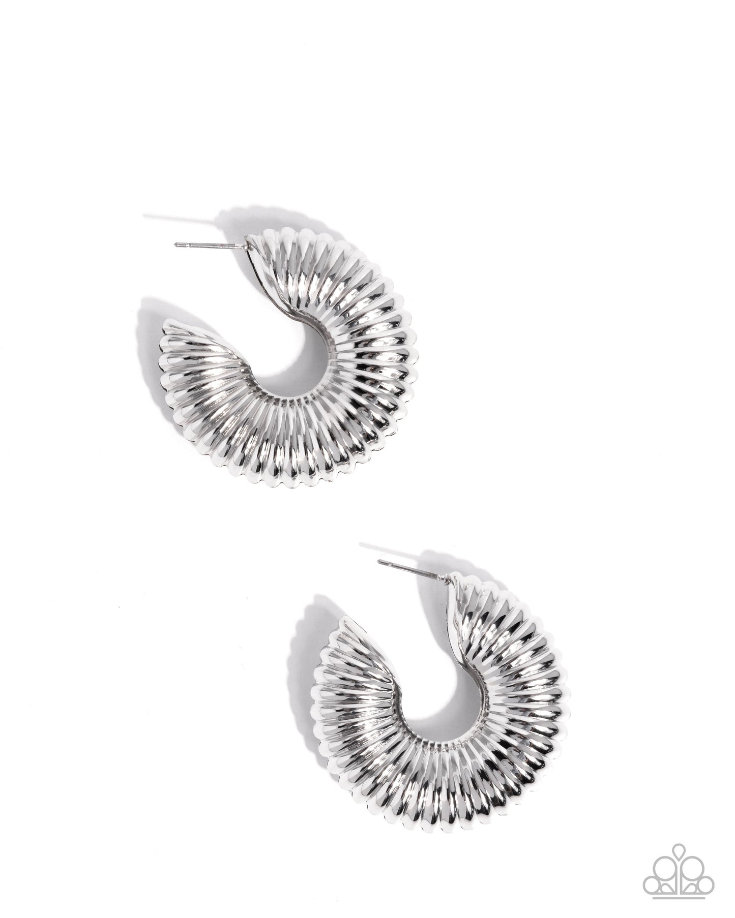 Spontaneous Spirals - Silver Earrings