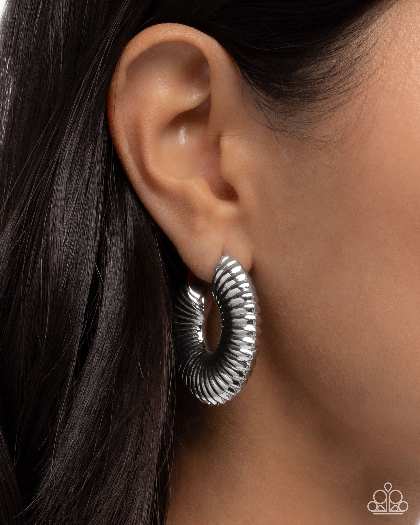 Spontaneous Spirals - Silver Earrings