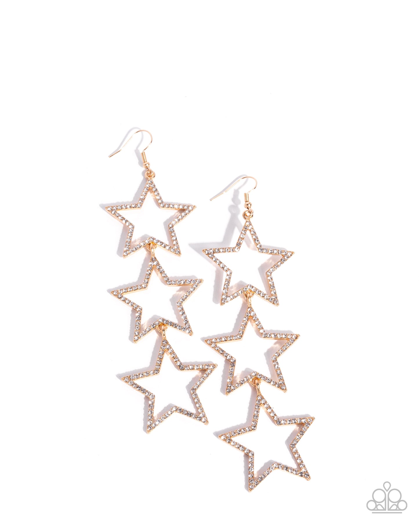 Star-Crossed Success Gold Earrings