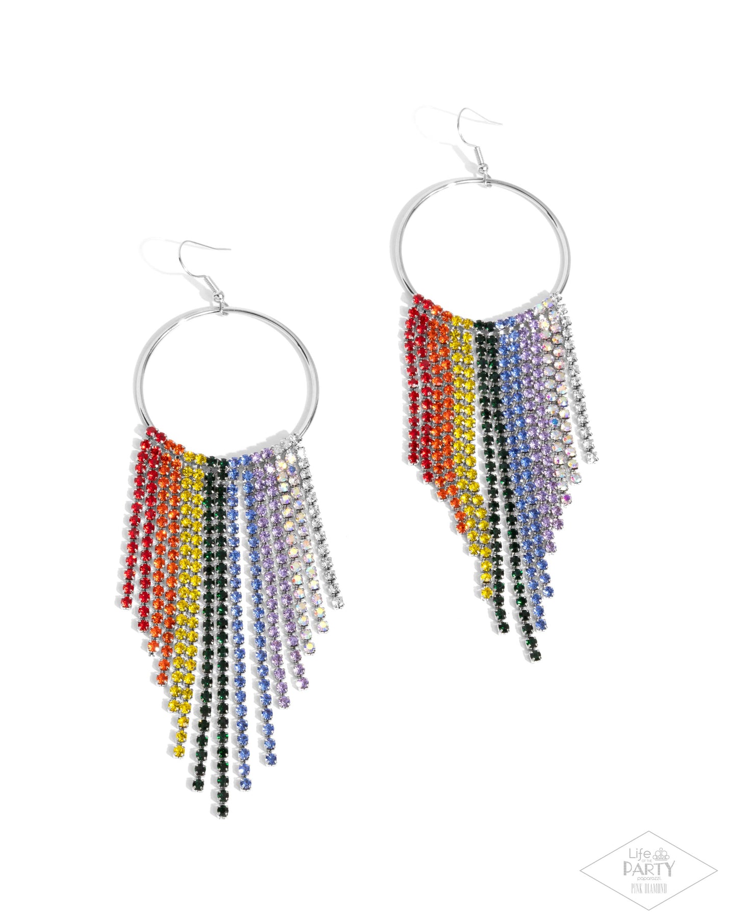 Streamlined Shimmer - Multi Earrings
