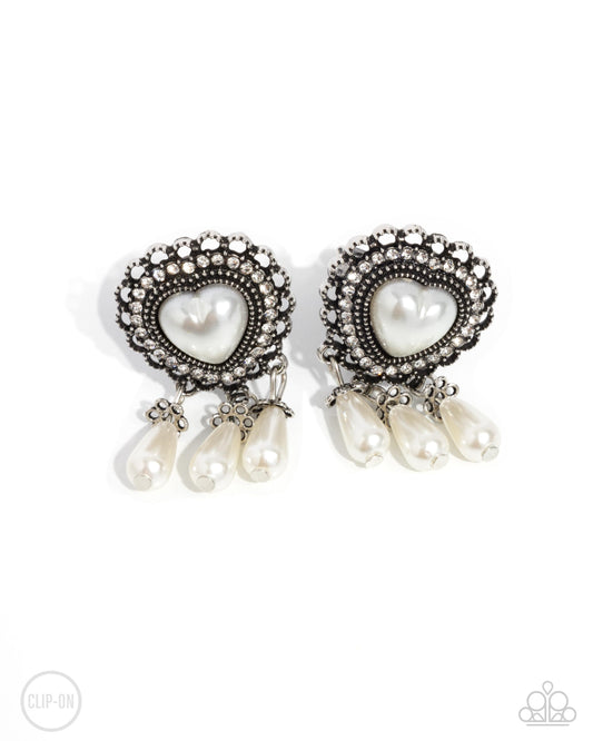 Sumptuous Story - Clip On Earrings